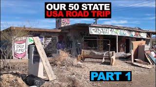 Our 50 State USA Road Trip PART ONE - 24,000 Miles Driven, 50 Capitals Visited, 142 Towns & Cities