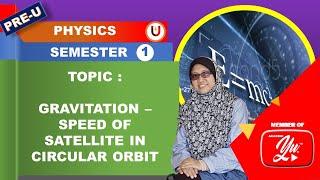 Speed of satellite in circular orbit