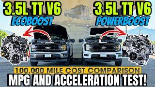 2024 Ford F150: EcoBoost VS PowerBoost MPG & 0-60 Comparison: You Won't Believe How Close It Was!!!