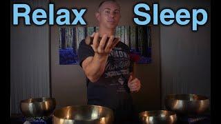 Qi Gong Relaxation Meditation - Healing Sleep ASMR - Tibetan Singing Bowls