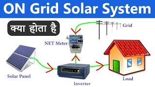 On Grid Solar System | Working of On Grid Solar System