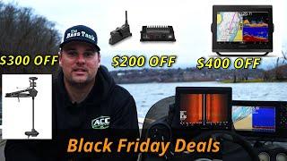 Black Friday Deals Garmin | ACC Crappie Stix | Piscifun | The Bass Tank | Eurotackle Fishing Gear