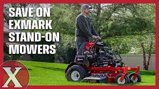 Save on Exmark Stand-On Mowers