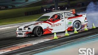 Yas Drift Night Yas Marina Circuit in Abu Dhabi on board E36 2JZ - SimonMotorSport - Folge 170