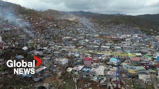 Cyclone Chido: Drone video shows extent of destruction in Mayotte