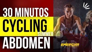 CYCLING CLASS PARA ABDOMEN |  30 MIN CYCLING ABS CLASS | MARCA TU ABDOMEN CON CYCLING