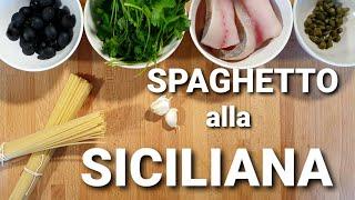 LO SPAGHETTO ALLA SICILIANA *con pesce spada*