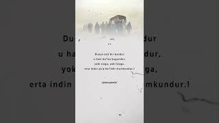 Dunyo asli bir kundur… #hikmatlisozlar #quotes #hikoya #motivation #aforizmlar