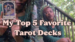 My Top 5 Favorite Tarot Decks