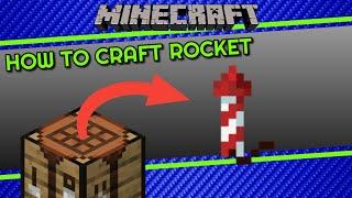 How to Craft Firework Rocket in Minecraft