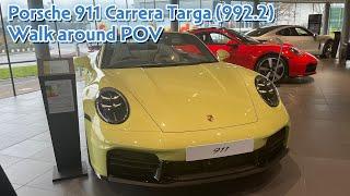 BRAND NEW 2025 Porsche 911 Carrera Targa (992.2) Walk around POV