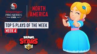 Top 5 NA Plays | Brawl Stars Highlight Week 4 | Snapdragon Mobile Challenge