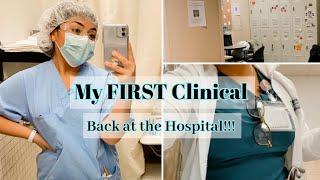 CLINICAL DAY IN THE LIFE OF A NURSING STUDENT | At the Hospital