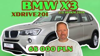 BMW X3 F25 SUV 2.0 20i 184KM 2014’ XDRIVE SalonPL 68 000 PLN