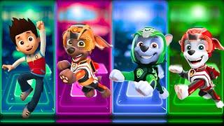 Paw Patrol-Ryder  Chase  Marshall  Zuma  Tiles Hop EDM Rush @HopStep