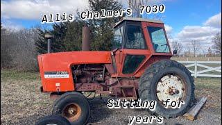 Will it START and MOVE? Allis Chalmers 7030 sitting in the barn for years!