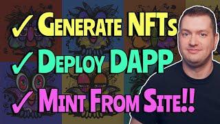 BEST NFT Collection Minting Site (dApp) - Entire Process! Whitelist & Launch a Collection (10,000+)