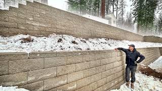 Building a Retaining Wall That Will LAST a LIFETIME!