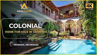  Colonial House for Sale in Granada: The Perfect Retreat in the Historic Center | Nicaragua RE