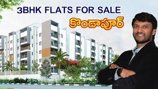 Brand new ready to occupy flats for sale in kondapur  || Main Road near gachibowli || 1713 SFT