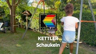 KETTLER Schaukel Combi inkl. Leiter | Unendlicher Spaß für Kinder im Freien | Hochwertig | Ab 3 J.