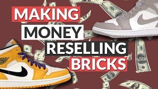 How To Make CRAZY Profits By Reselling Brick Sneakers! Brick Flipping Sneakers.