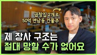 식당 두개로 50억 건물주 되는 법, 3가지만 죽어라 따라하세요.