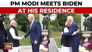 NaMoSTE America: PM Narendra Modi Meets Joe Biden At His Residence | PM Modi US Visit | India Today