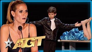 Mini Magician Saws His Sister in Half on America's Got Talent!