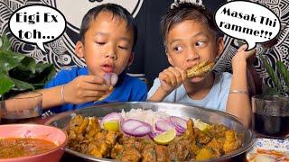 Tilhou chikpa angang | Nupi koiraba angang ani gi demand da Chicken Mukbang  |