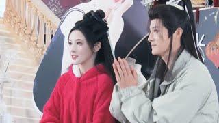 #zhengyecheng #pengxiaoran's bday danced to #APT song | #郑业成 just learned during #蜀锦人家 LS #明月苍茫