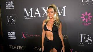 Juliana Lupis MAXIM Carnival Mardi Gras Celebration Red Carpet Fashion