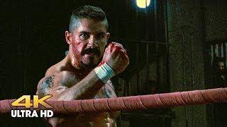 Boyka (Scott Edkins) against an unnamed opponent. Prison battle . Undisputed 2