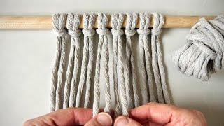 Macrame | Simple DIY Macrame Coaster | Macrame Tutorial Fast & Easy