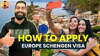 ️ How to Apply Schengen Visa Online in UAE || Apply Europe Visit Visa From Dubai - UAE To Europe