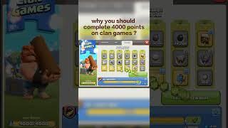 Why you should complete 4000 points in clan games........