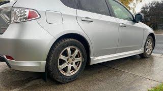 Subaru Impreza RS khanacross build - part 4 - fitting rally tyres