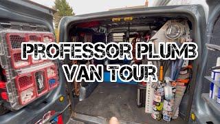 BEST small van racking system for a plumber - van tour