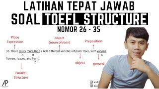 Latihan TEPAT Jawab Soal TOEFL Written Expression No 26-35