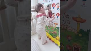 거울 좀 볼까~? l 거울로 자기 얼굴 보는 아기 #아기 #baby #cute #육아 #육아브이로그 #힐링 #7개월아기