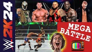 Bronson REED | Oba FEMI | Darby Allin | Randy Orton | WWE 2k24 Battle Royal | WrestleMania XL Arena