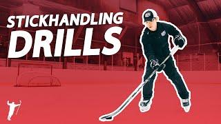 14 ON-ICE STICKHANDLING DRILLS [NEW] 