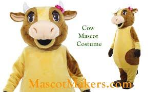 Cow custom mascot costume