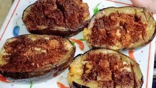 Sindhi style fried eggplant/تريل واڱڻ/how to fry/recipe/sindhi cuisine/Sindhi/Hindi/Urdu