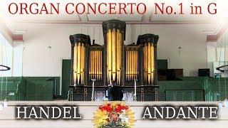 HANDEL ORGAN CONCERTO OP.4 NO.1 - ANDANTE -  1829 RENN ORGAN OF ST PHILIP'S SALFORD