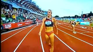 Emma Coburn Winner Women's 3000m Steeplechase Final.  U.S Olympic Team Trials.