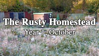 The Rusty Homestead in October, Year 1