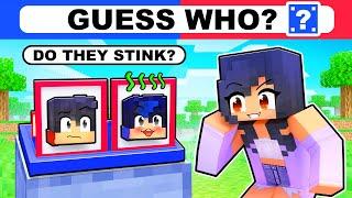 Minecraft but it’s CRAZY GUESS WHO!