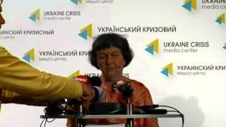 (English) Vira Savchenko, Maria Savchenko, Andriy Valchyshyn. UCMC, 17th of July 2014