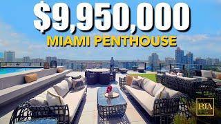 Touring a $10 Million Dollar | Miami Penthouse at Prive Island | Peter J Ancona